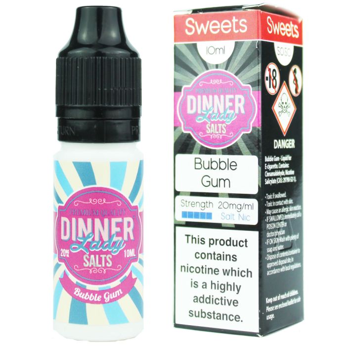 Dinner Lady Salts  Bubblegum 10ml
