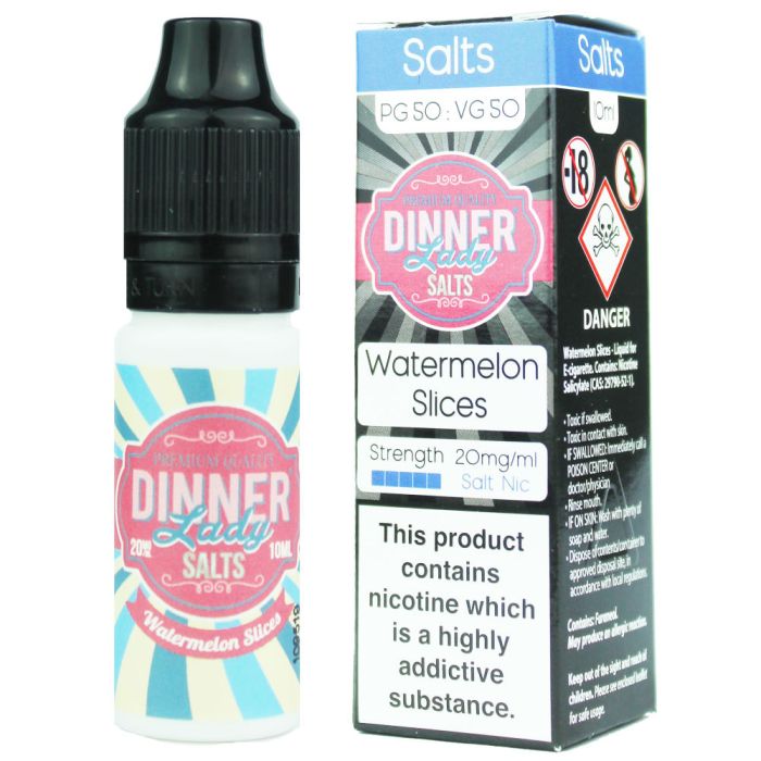 Dinner Lady Salts  Watermelon Slices 10ml