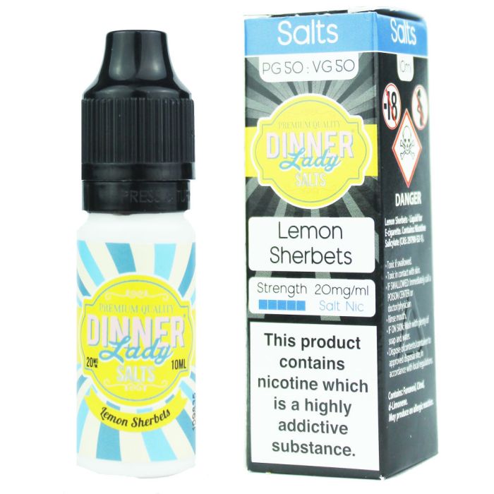 Dinner Lady Salts Lemon Sherbets 10ml