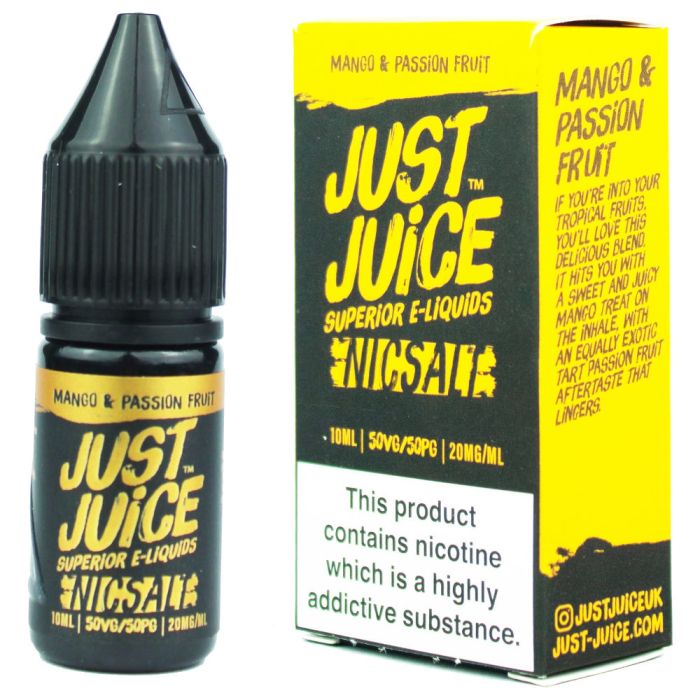 Just Juice  Mango & Passion Fruit Nic Salt 10ml