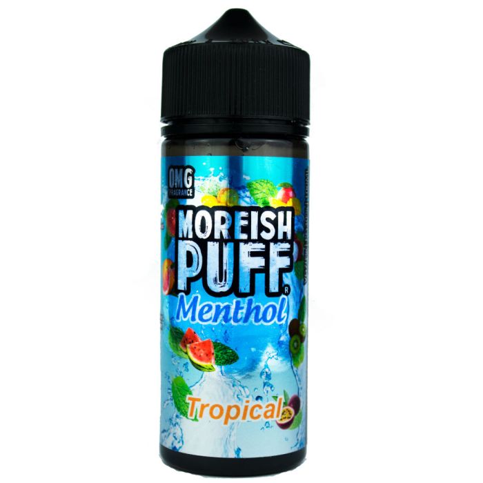 Moreish Puff Menthol Tropical 120ml shortfill