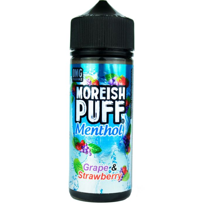 Moreish Puff Menthol Grape & Strawberry 120ml shortfill