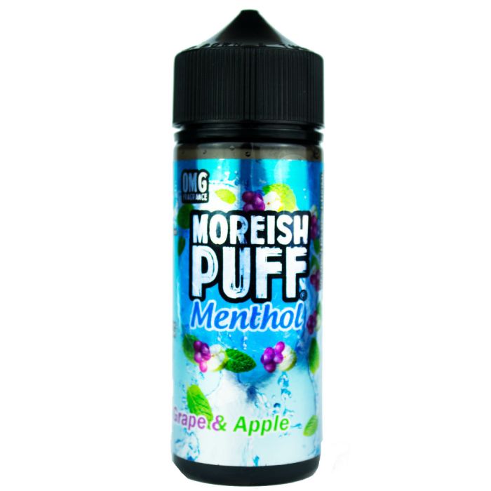 Moreish Puff Menthol Grape & Apple 120ml shortfill