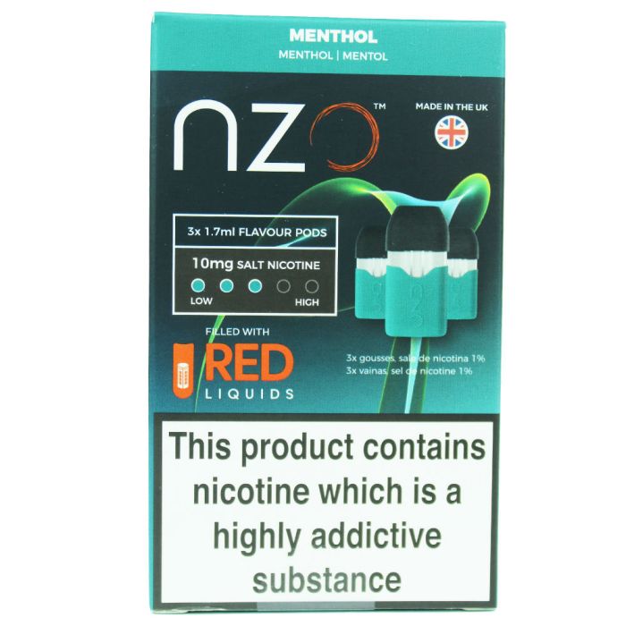 Nzo Prefilled Pods Menthol 