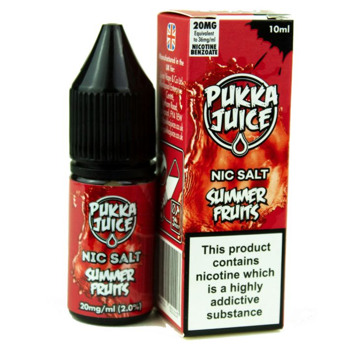 Pukka Juice Nic Salt Summer Fruits 10ml