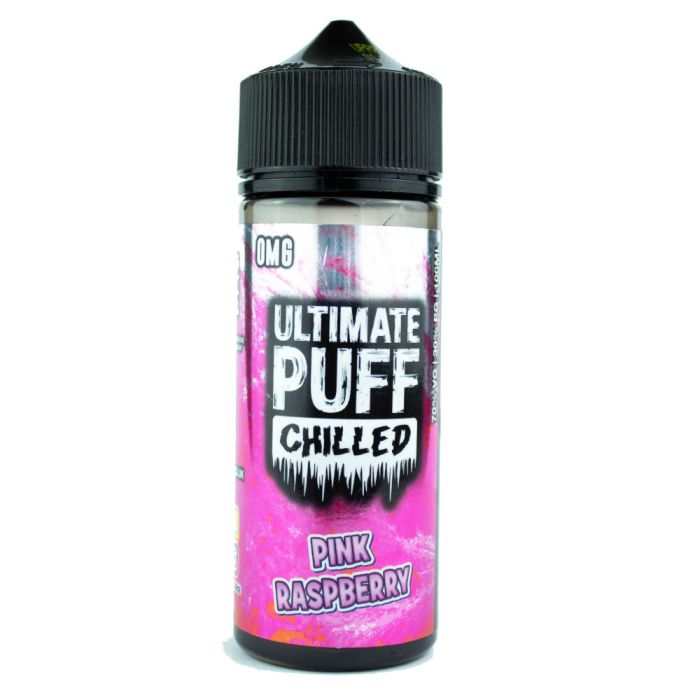 Ultimate Puff Pink Raspberry Chilled 120ml shortfill 
