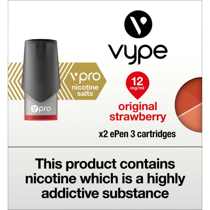 Vype Epen 3 Original Strawberry Cartridges 