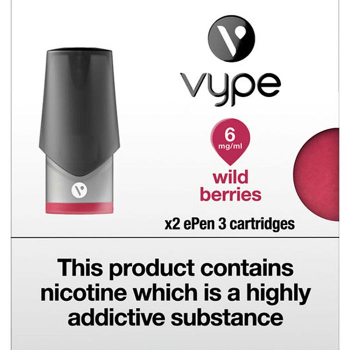 Vype Epen 3 Wild Berries Cartridges