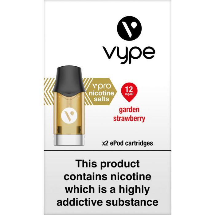 Vype Epod V Pro Garden Strawberry Cartridges 