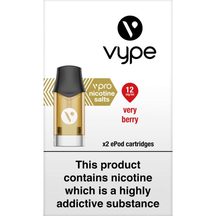 Vype Epod V Pro Very Berry Cartridges 
