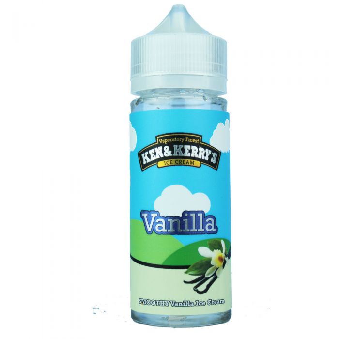 Ken & Kerry's Vanilla E-Liquid 120ml shortfill 